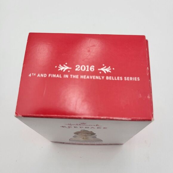 Hallmark 2016 Heavenly Belles Series #4 Porcelain Angel Bell Ornament‎ - Picture 10 of 12